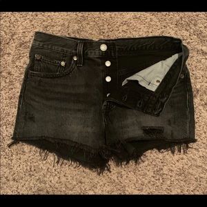 Levis 501 denim shorts